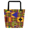 Kente 001 Large Tote Bag