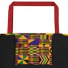 Kente 001 Large Tote Bag - Image 6