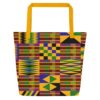 Kente 001 Large Tote Bag - Image 8