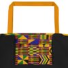 Kente 001 Large Tote Bag - Image 9