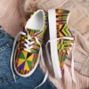 Kente 001 Women’s lace-up canvas shoes - Image 3